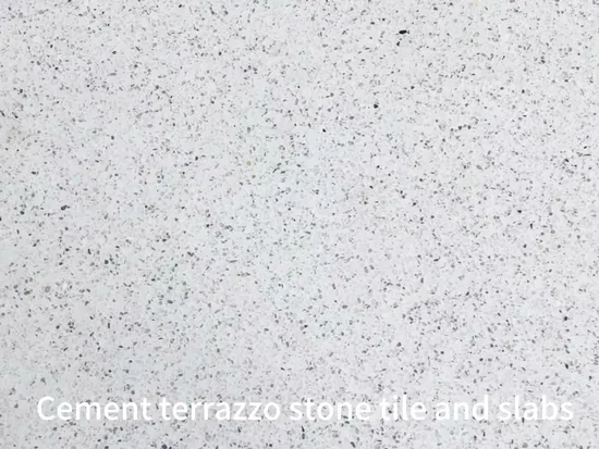 Artificial Stone Light and Dark Color Terrazzo Tile