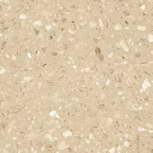 Terrazo de piedra artificial beige y amarillo intenso