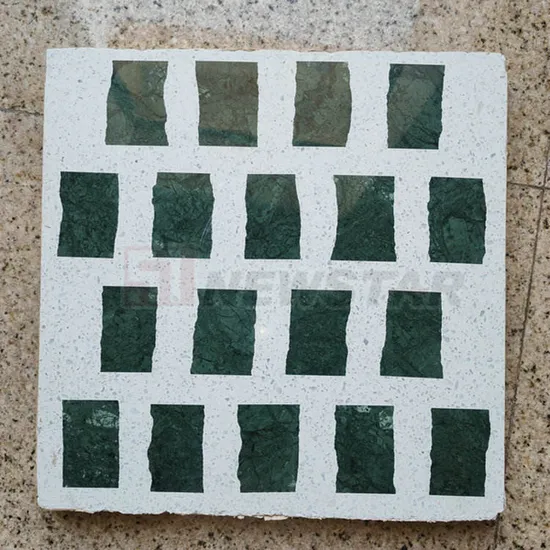 Nuevo diseño de incrustaciones de mármol Terrazzo Agua