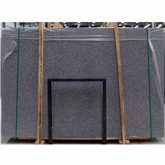 Losas de terrazo de cerámica de 600 x 1200 mm, estilo rústico, de porcelana gris, al por mayor