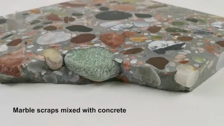 Azulejos y losas de terrazo grandes de color beige crema