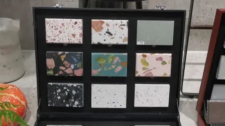 Terrazo de cuarzo blanco para diseño de suelos y paredes